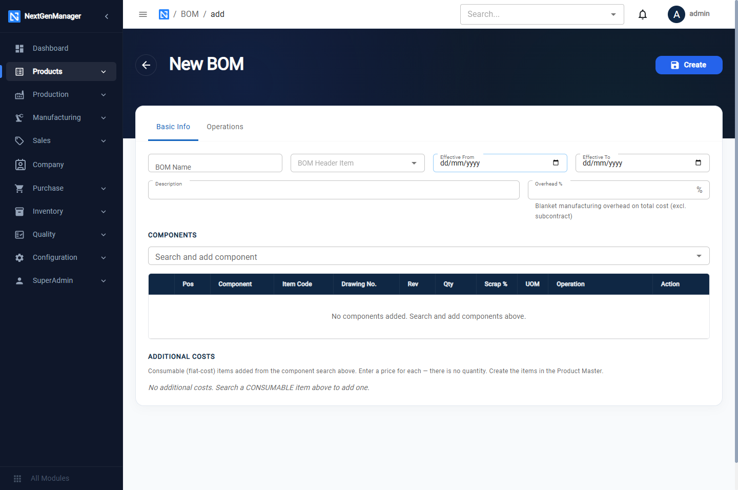 A new BOM