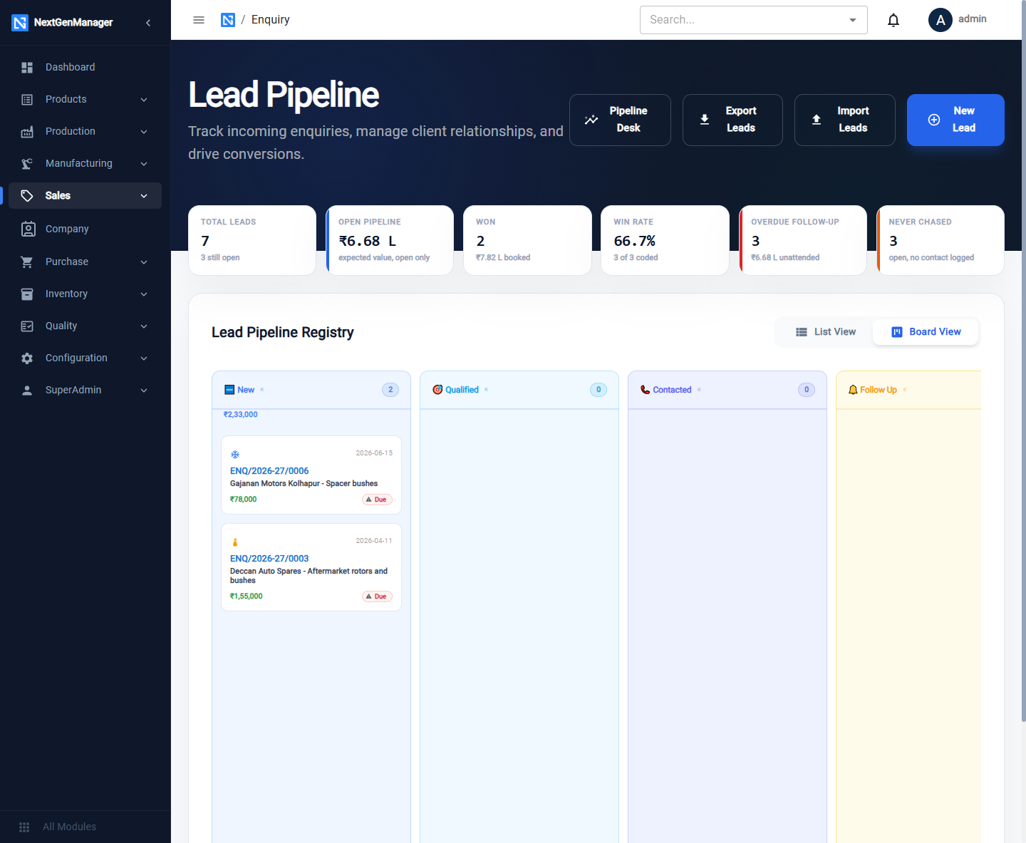 Board View